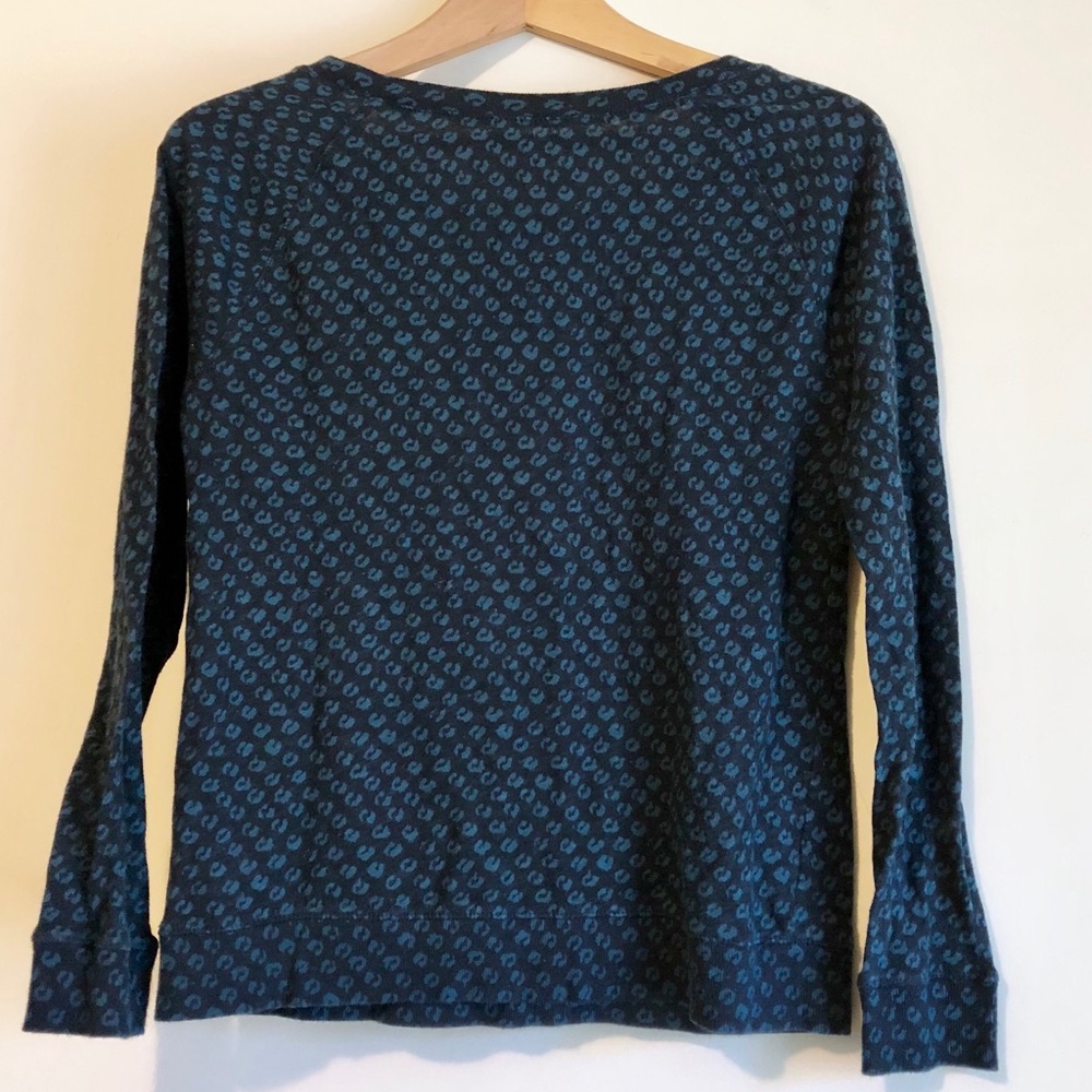 Loft blue patterned top - Picture 2 of 4